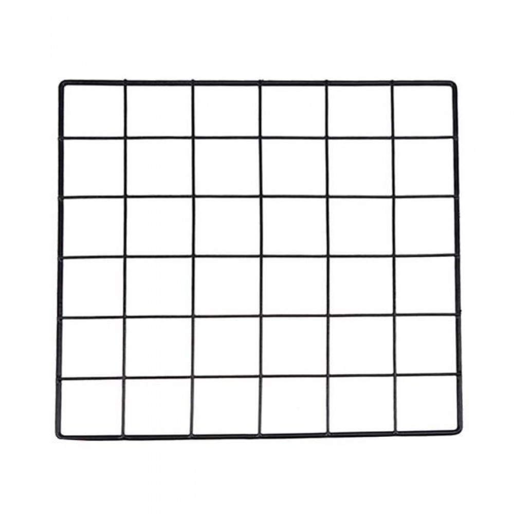 Grid wall storage rack