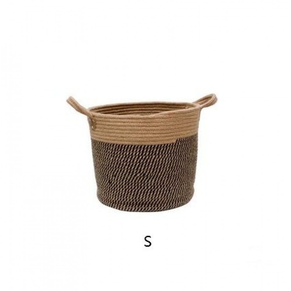 Cotton Linen Storage Laundry Basket