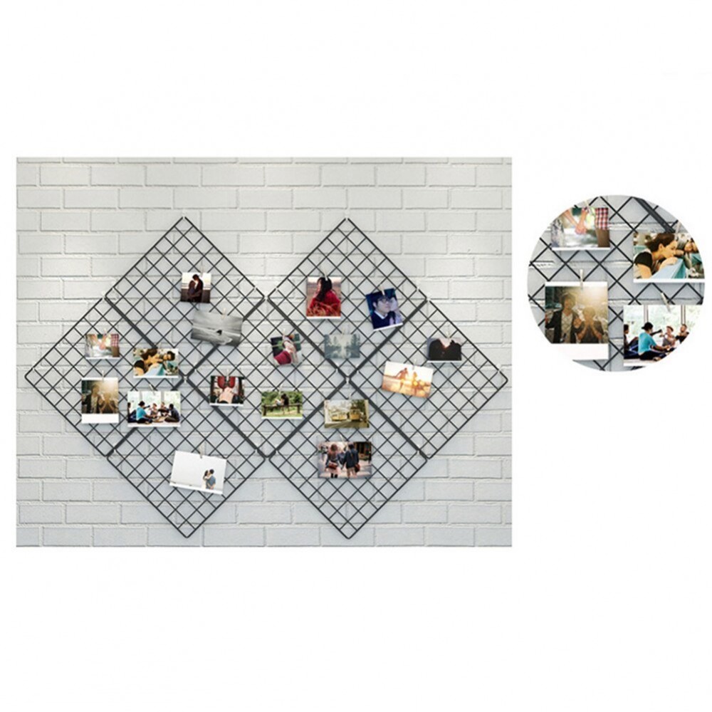 Grid wall storage rack