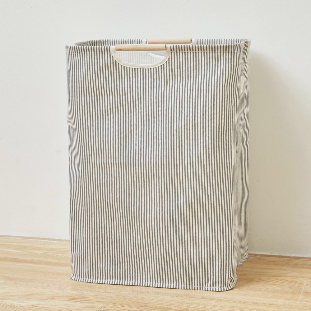 Cotton And Linen Laundry Basket Household Dirty Clothes Basket Folding Hand Cloth
