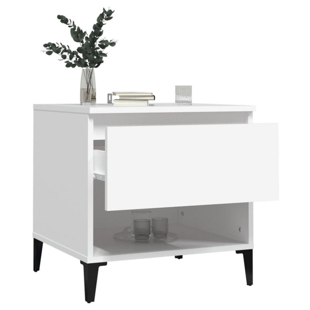 Side Table 50x Wood Material   Side Tables 2 pcs.