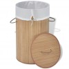 - Round Laundry Basket Natural Round Laundry Basket