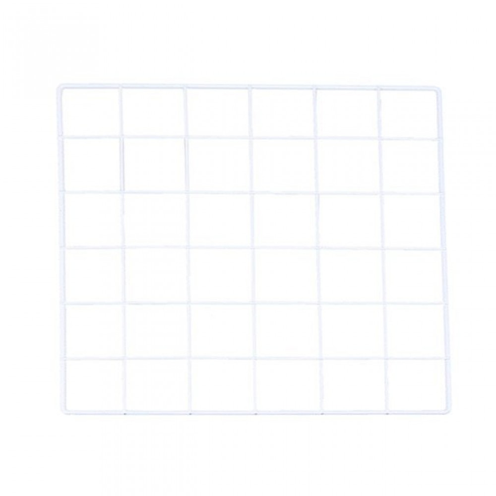 Grid wall storage rack