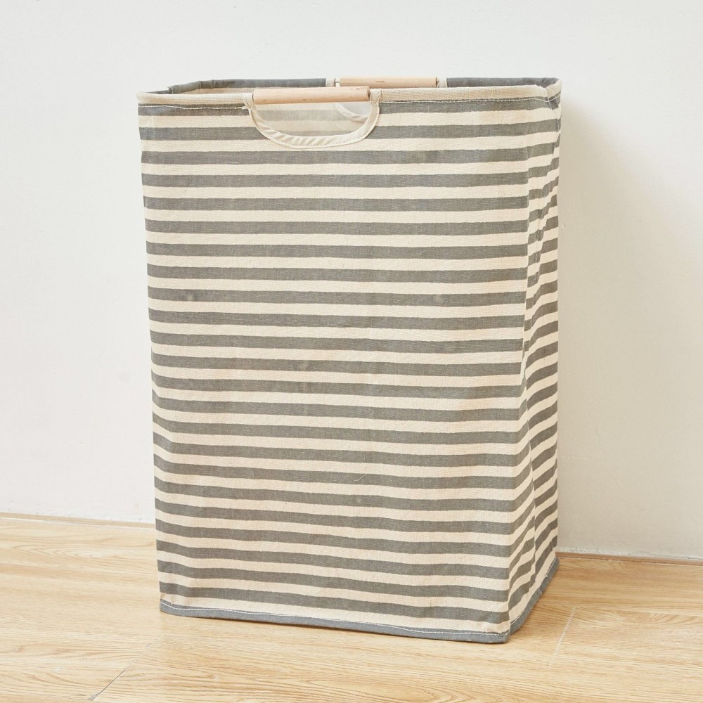 Cotton And Linen Laundry Basket Household Dirty Clothes Basket Folding Hand Cloth