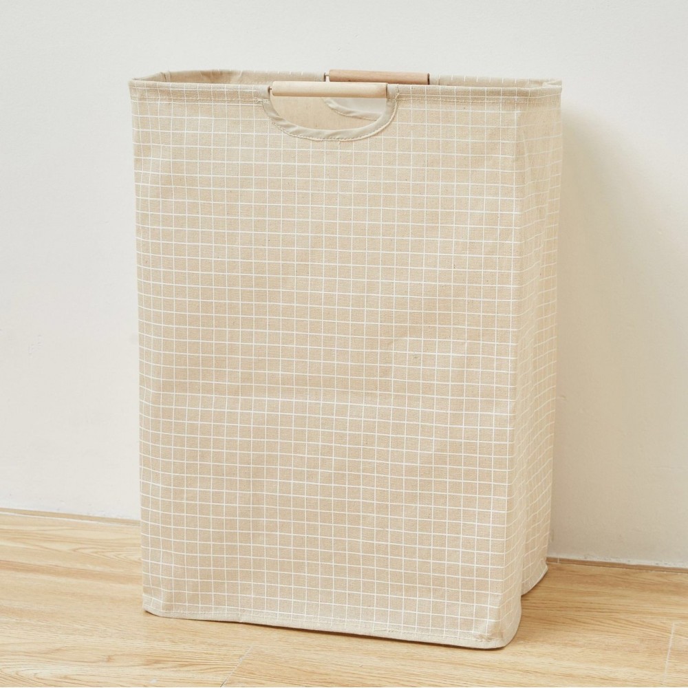 Cotton And Linen Laundry Basket Household Dirty Clothes Basket Folding Hand Cloth
