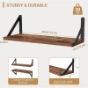 Wall-mounted Floating Shelf Rack, Wooden Wall Storage Organizer