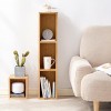 Solid Wood Wall Shelf Wall-mounted Lattice Bookshelf Bedroom Wall Decoration Multi-grid Storage Rack