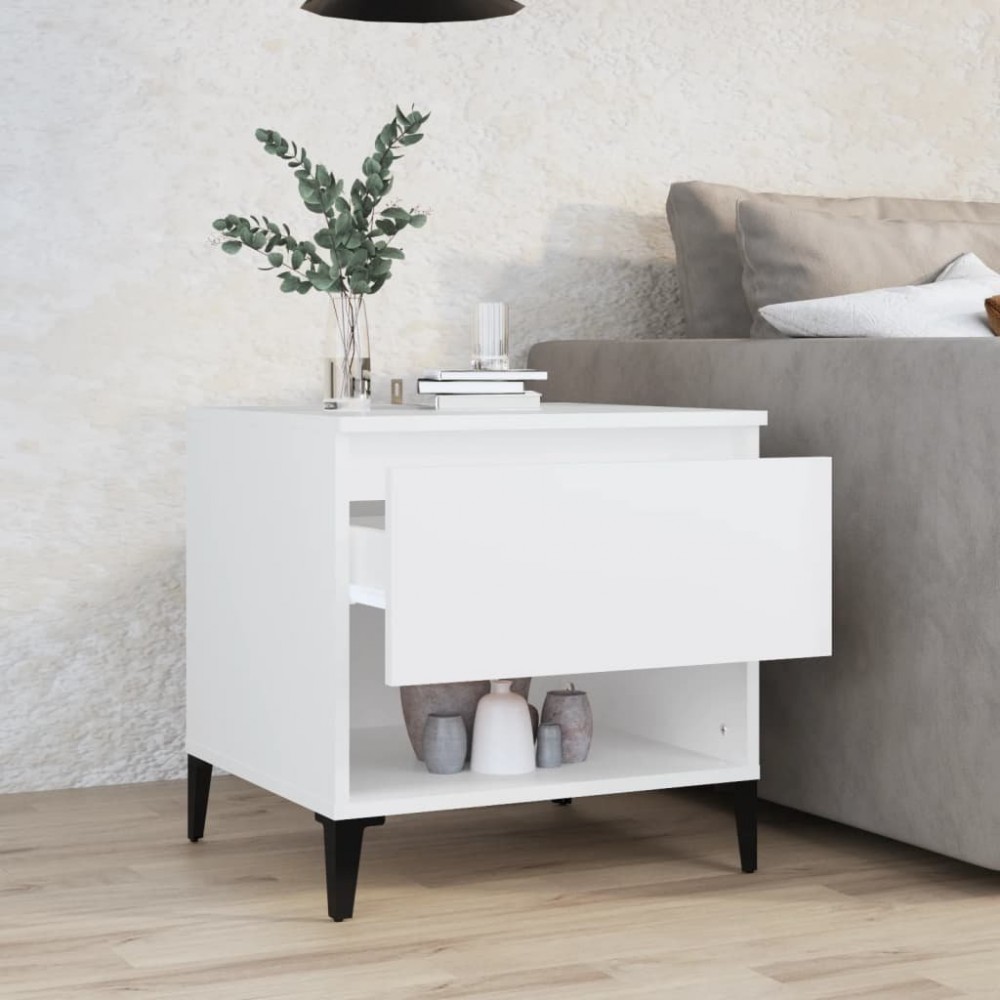 Side Table 50x Wood Material   Side Tables 2 pcs.