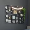 Grid wall storage rack