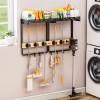 Household Wall-mounted Cleaning Tool Storage Rack