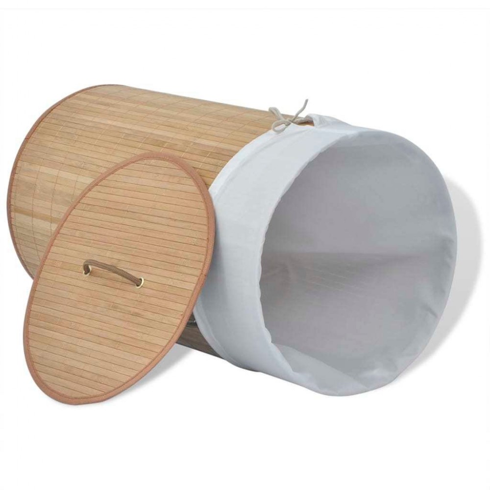 - Round Laundry Basket Natural   Round Laundry Basket