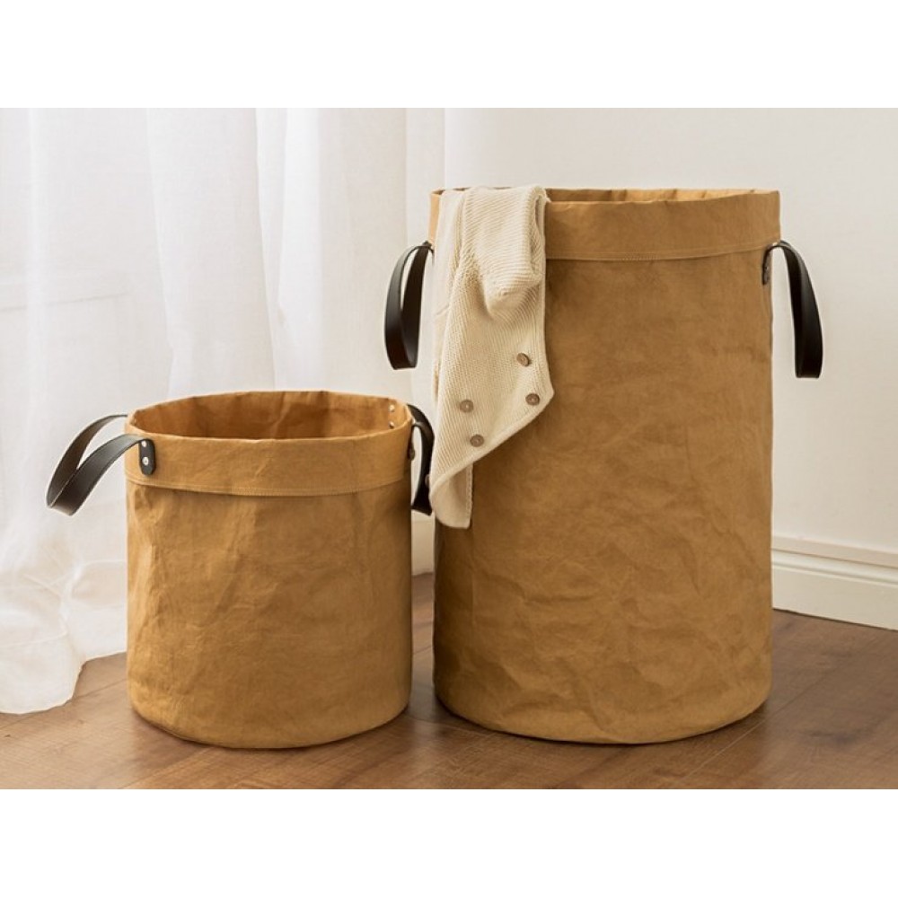 Storage Basket Dirty Laundry Storage Basket Sundries Storage Bucket Foldable Wastebasket Bedroom