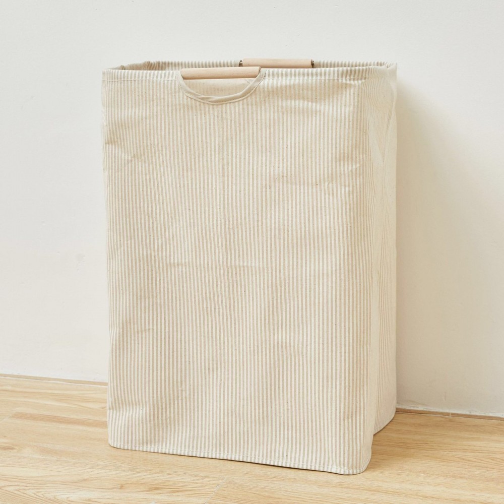 Cotton And Linen Laundry Basket Household Dirty Clothes Basket Folding Hand Cloth